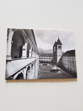 AK Benediktiner-Abtei Seckau. Klosterhof mit Kirche. (1965)