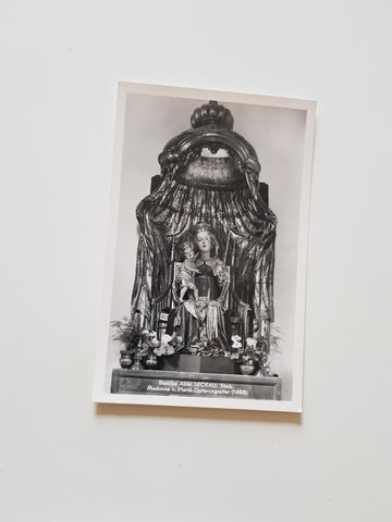 AK Basilika Abtei Seckau. Madonna v. Mariä Opferungsaltar.