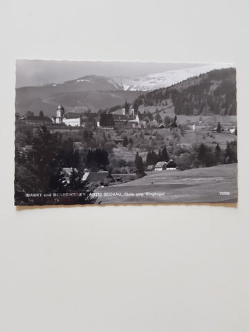 AK Markt und Benediktiner-Abtei Seckau geg. Ringkogel. (1964)