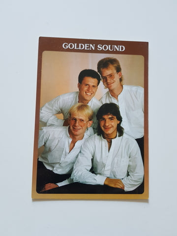 Autogrammkarte Golden Sound. Werner Kuchler, Rudolf Janz Knittelfeld.