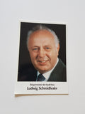 Wahl-Werbekarte Bürgermeister der Stadt Weiz Ludwig Schmidhofer.