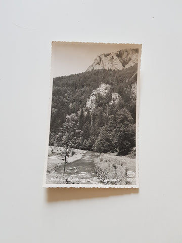 AK Motiv an der Raabklamm mit Gösser. (1941-42)