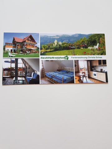 AK St. Nikolai im Sausal. Panoramaferienwohnungen Christa Schaa. Waldschasch 45b.
