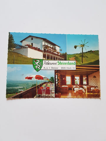 AK Höch am Demmerkogel. Hotel-Restaurant Steirerland.