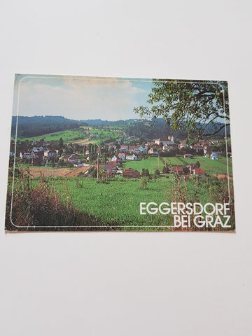AK Eggersdorf bei Graz. 61. Ballonpost Österreichische Pro Juventute.