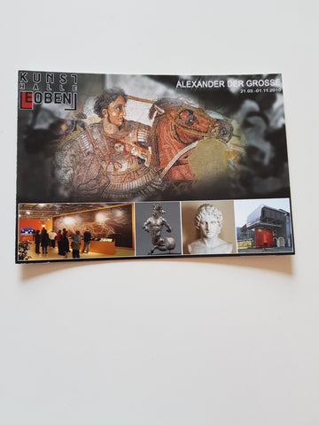 AK Leoben. Sonderausstellung Museumscenter Leoben. Alexander der Große.