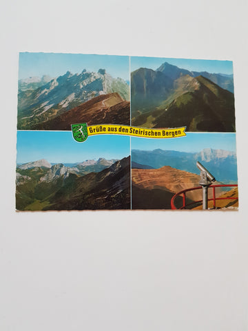 AK Grüße aus den Steirischen Bergen.
