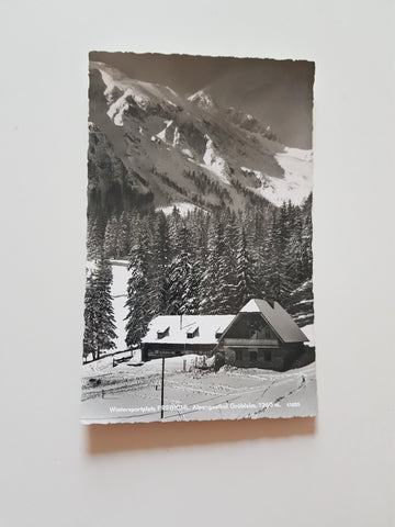 AK Präbichl. Alpengasthof Grüblalm. (1955)