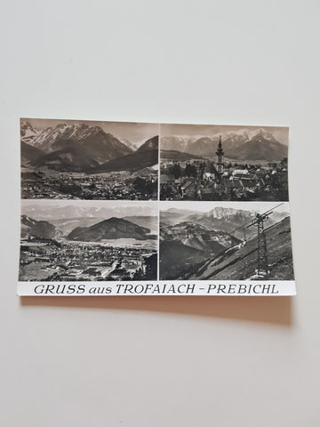 AK Gruss aus Trofaiach-Präbichl. (1955)