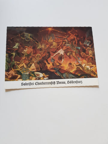 AK Sakristei Chorherrenstift Vorau, Höllensturz.