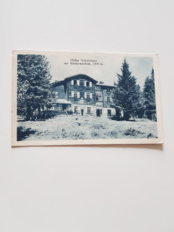 AK Haller Schutzhaus am Niederwechsel.
