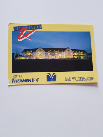 AK Bad Waltersdorf. Hotel Thermenhof.