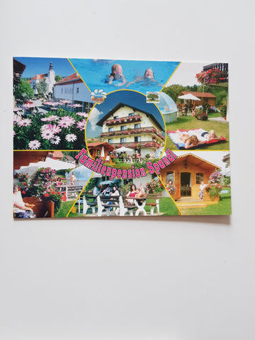 AK St. Lorenzen am Wechsel 96. Familienpension Spandl.