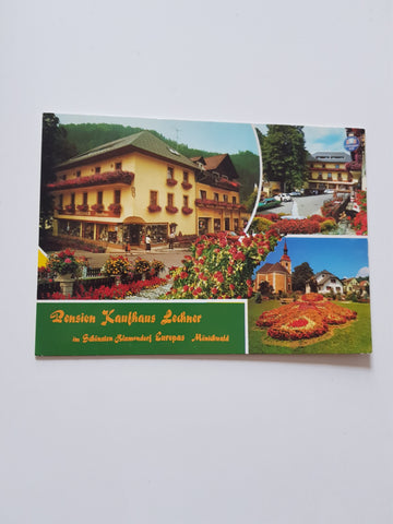 AK Mönichwald 2. Pension Kaufhaus Lechner.