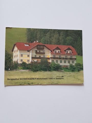 AK Mönichwald. Berggasthof Pension Schwengerer.