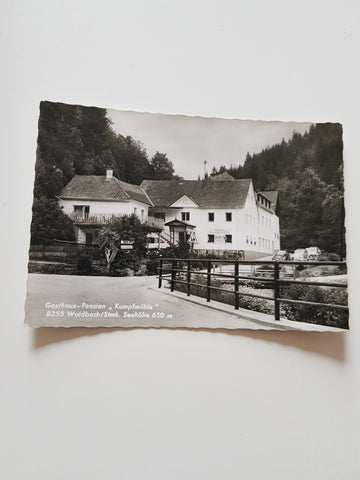 AK Waldbach. Gasthaus Pension Kumpfmühle.