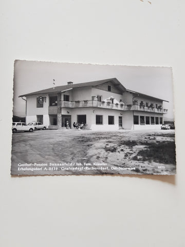 AK Grafendorf-Reibersdorf. Gasthof Pension Sonnenfeld. Inh. Fam. Krausler.