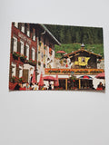 AK Lech am Arlberg. Gasthof Post. Alte Postkutsche.
