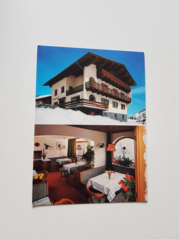 AK Lech am Arlberg. Haus Bergland. Fam. Josef Bischof.