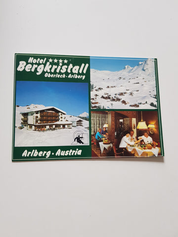 AK Oberlech. Hotel Bergkristall.