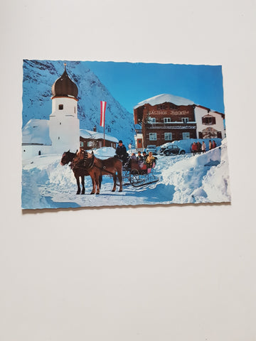 AK Zug bei Lech am Arlberg. Gasthof Rote Wand. Familie Josef Walch.