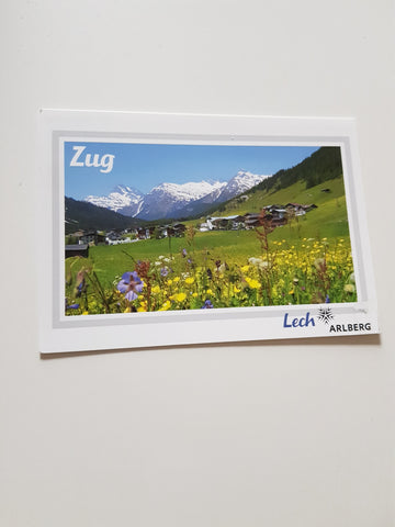 AK Zug bei Lech am Arlberg.