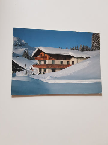 AK Lech am Arlberg. Pension Aurikel Familie Zech.
