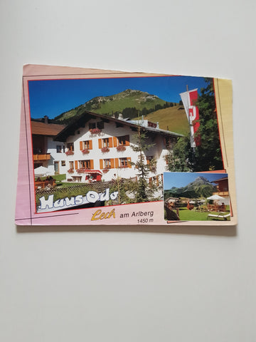 AK Lech am Arlberg. Haus Odo. Fam. Ebner.