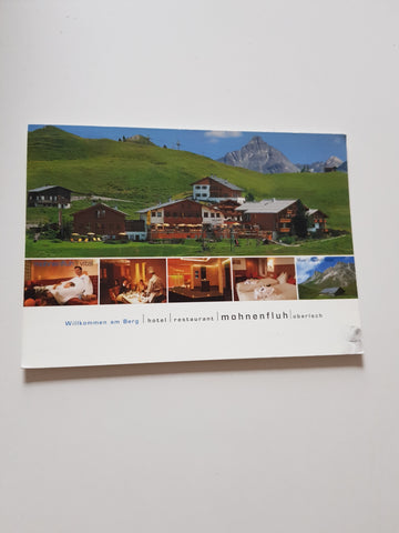 AK Oberlech am Arlberg. Mohnenfluh Hotel. Familie Stefan & Raingard Muxel.