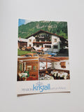 AK Lech am Arlberg. Pension Kristall. E. Mößlang.