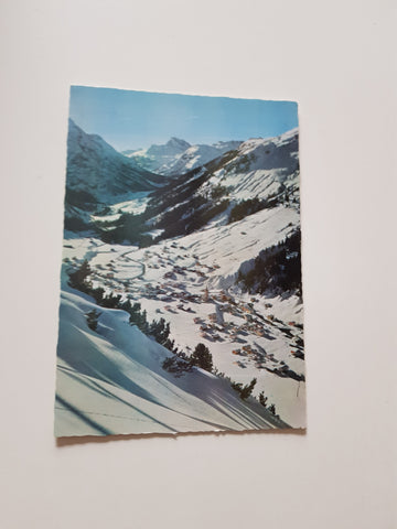 AK Lech am Arlberg mit Blick auf die Rote Wand.