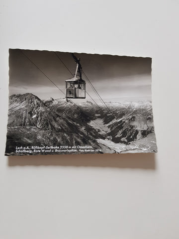 AK Lech am Arlberg. Rüfikopf-Seilbahn.