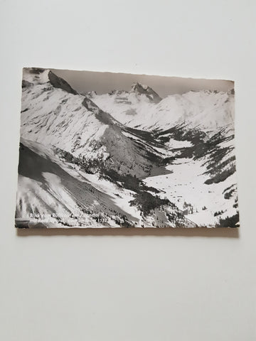 AK Blick vom Rüfikopf ins Zugertal mit Rote Wand.