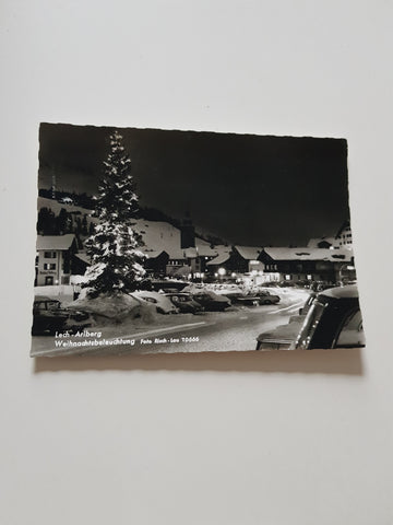 AK Lech am Arlberg. Weihnachtsbeleuchtung.