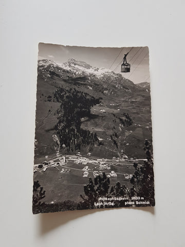 AK Lech am Arlberg. Rüfikopf-Seilbahn.