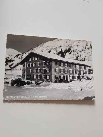 AK Lech am Arlberg. Hotel Post.