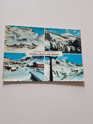 AK Wintersportzentrum Zürs-Lech am Arlberg.