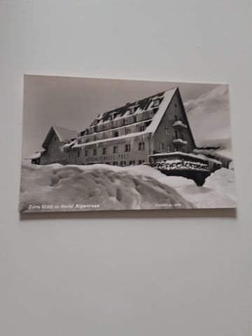 AK Zürs Hotel Alpenrose.
