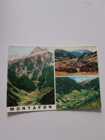 AK Montafon. Partenen, Hochjochbahn u. Gaschurn.