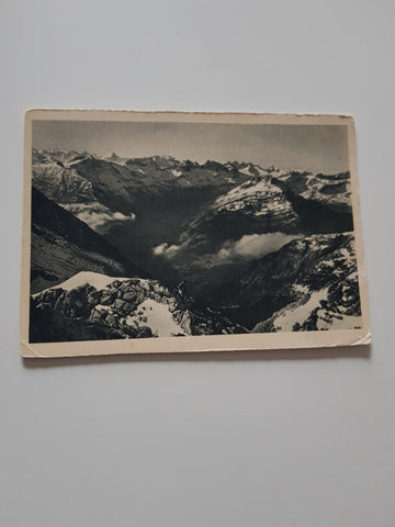 AK Arlberggebiet. Ferwall vom Aufstieg zur Hochgrundspitze.