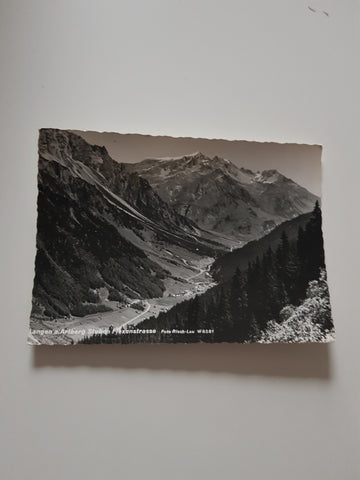 AK Langen am Arlberg Stuben Flexenstrasse.