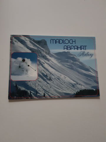 AK Madloch-Abfahrt am Arlberg.