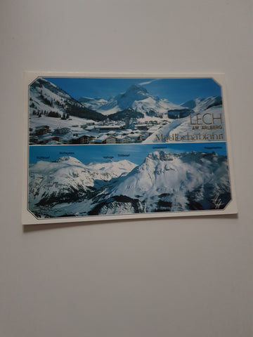 AK Lech am Arlberg. Madlochabfahrt.