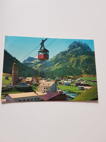 AK Lech am Arlberg. Seilbahn Oberlech.