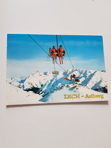 AK Lech am Arlberg. Kriegerhorn. Sessellift.