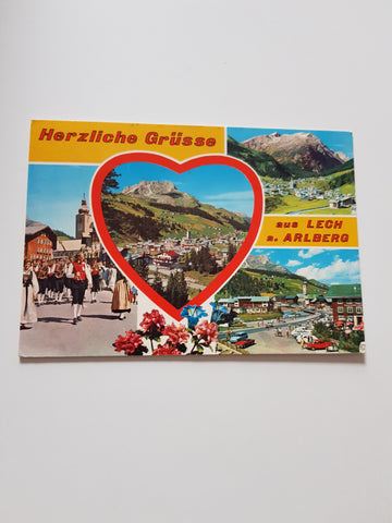 AK Herzliche Grüße aus Lech am Arlberg.