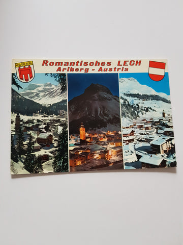 AK Romantisches Lech am Arlberg.