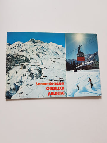 AK Sonnenterasse Oberlech.