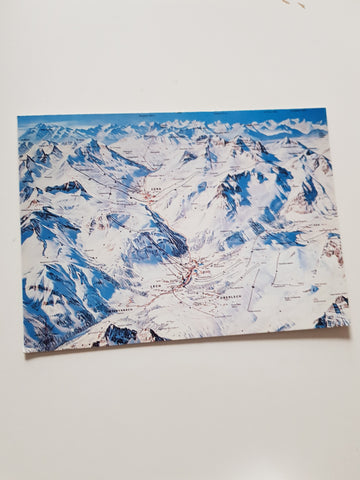 Panorama-AK Lech. Zürs.