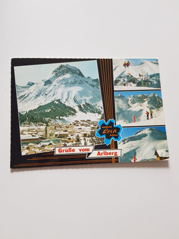AK Grüße vom Arlberg. Lech.